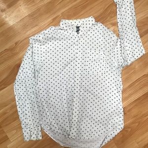 Bonobos Medium White Diamond Pattern Medium Shirt